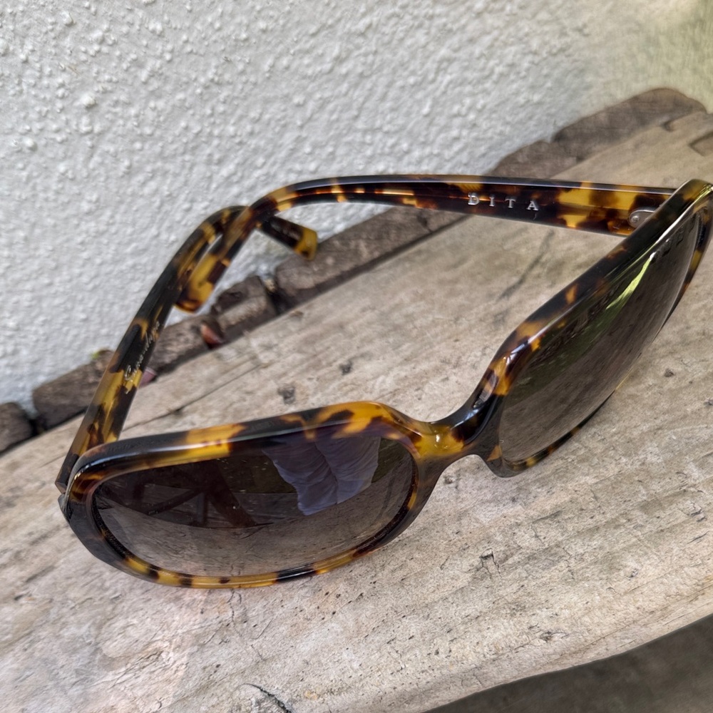 Dita Tortoise Shell Sunglasses - Never Worn - image 2